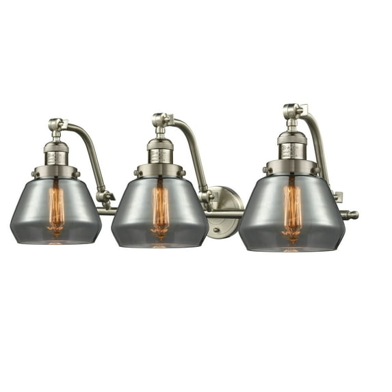 Innovations Lighting 515-3W Fulton Fulton 3 Light 28" Wide Bathroom Vanity Light - Nickel