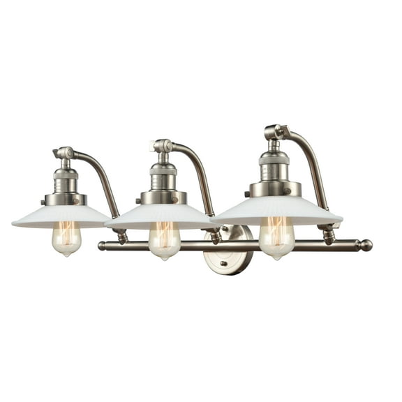 Innovations Lighting 515-3W Halophane Halophane 3 Light 28" Wide Bathroom Vanity Light -