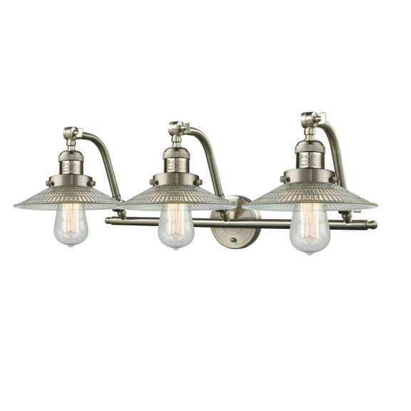 Innovations Lighting 515-3W Halophane Halophane 3 Light 28" Wide Bathroom Vanity Light -