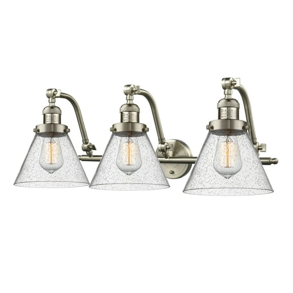 Innovations Lighting 515-3W Large Cone Large Cone 3 Light 28" Wide Bathroom Vanity Light -