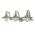 thumbnail image 1 of Innovations Lighting 515-3W-SN-M2 Railroad 3 Light 28" Wide Bathroom Vanity Light - Nickel, 1 of 2