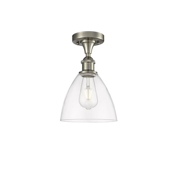 Innovations Lighting 516-1C-11-8 Bristol Semi-Flush Bristol 8" Wide Semi-Flush Ceiling