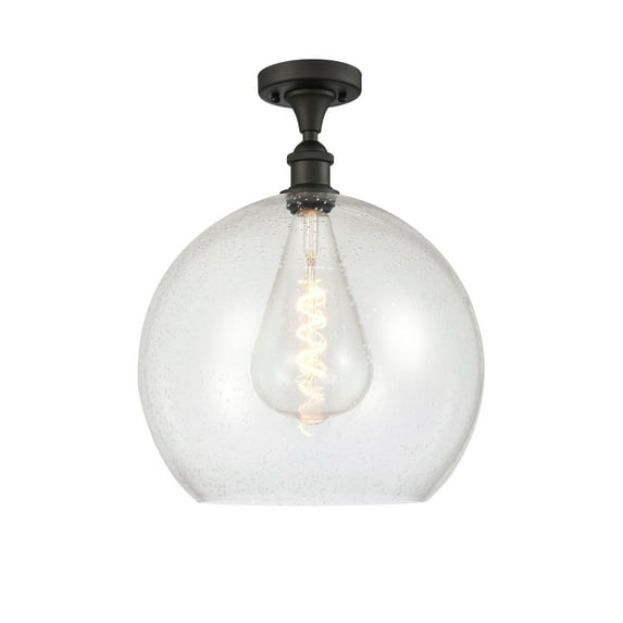 Innovations Lighting 516-1C-18-14 Athens Semi-Flush Athens 14" Wide Semi-Flush Globe