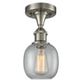 thumbnail image 1 of Innovations Lighting 516-1C-SN-G104 Belfast 1 Light 6" Wide Semi-Flush Ceiling Fixture -, 1 of 2