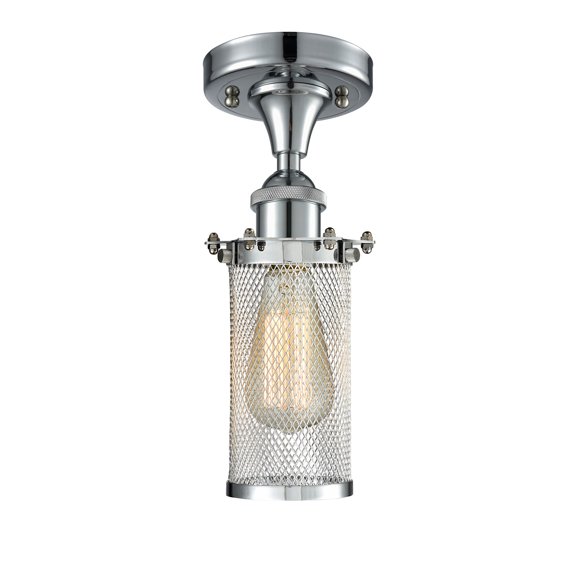 Innovations Lighting 516-1C Bleecker Bleecker 1 Light 6" Wide Semi-Flush Ceiling Fixture -