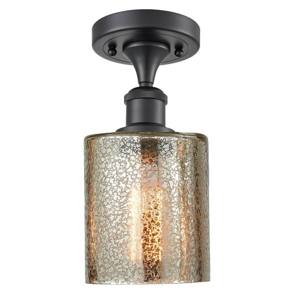 Innovations Lighting 516-1C Cobbleskill Cobbleskill 1 Light 5" Wide Semi-Flush Ceiling