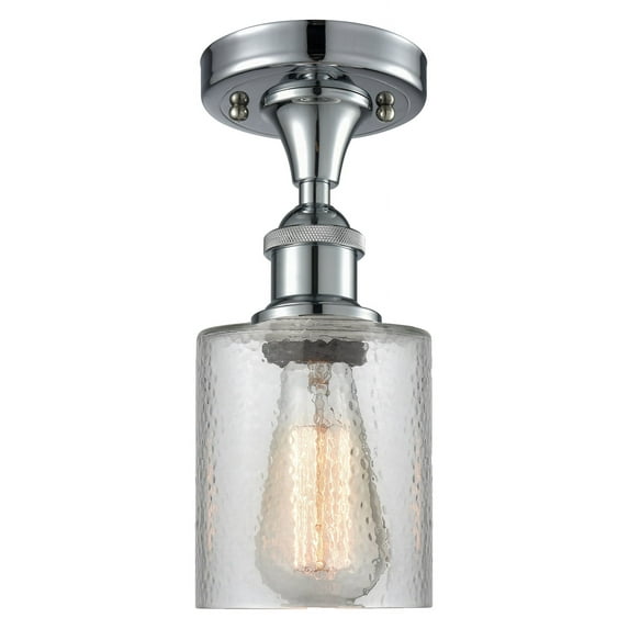 Innovations Lighting 516-1C Cobbleskill Cobbleskill 1 Light 5" Wide Semi-Flush Ceiling