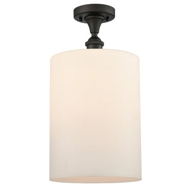 Innovations Lighting 516-1C Large Cobbleskill Large Cobbleskill 1 Light 9" Wide Semi-Flush