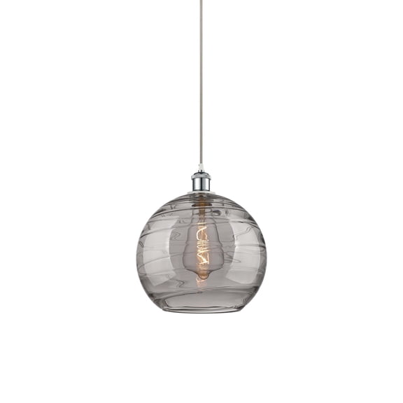 Innovations Lighting 516-1P-14-12 Athens Pendant Athens Deco Swirl 12" Wide Suspension