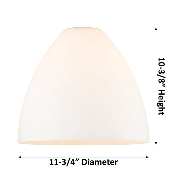 Innovations Lighting 516-1P-WPC-GBD-121 Bristol Glass 12" Wide Pendant - White and