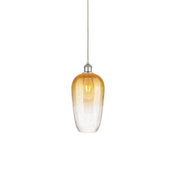 Innovations Lighting 516-1P-PN-G484-7AM Brookhaven Flute 7" Wide Mini Pendant - Nickel