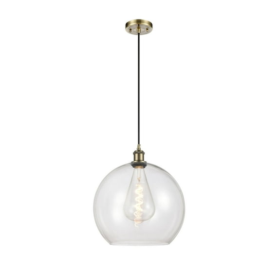Innovations Lighting 516-1P-18-14 Athens Pendant Athens 14" Wide Pendant - Brass