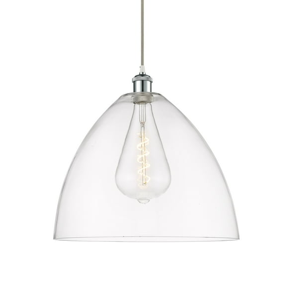 Innovations Lighting 516-1P-19-16 Bristol Pendant Bristol Glass 16" Wide Pendant - White