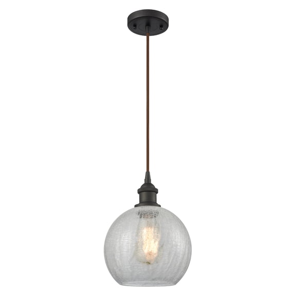 Innovations Lighting 516-1P Athens Athens 8" Wide Mini Pendant - Bronze