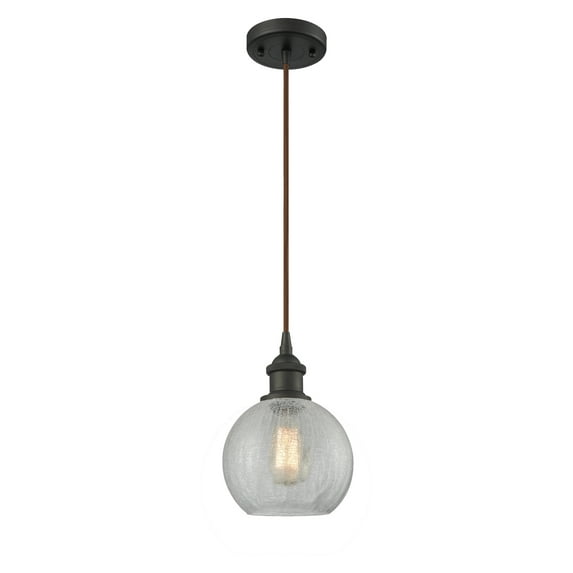 Innovations Lighting 516-1P Athens Athens 8" Wide Mini Pendant - Bronze