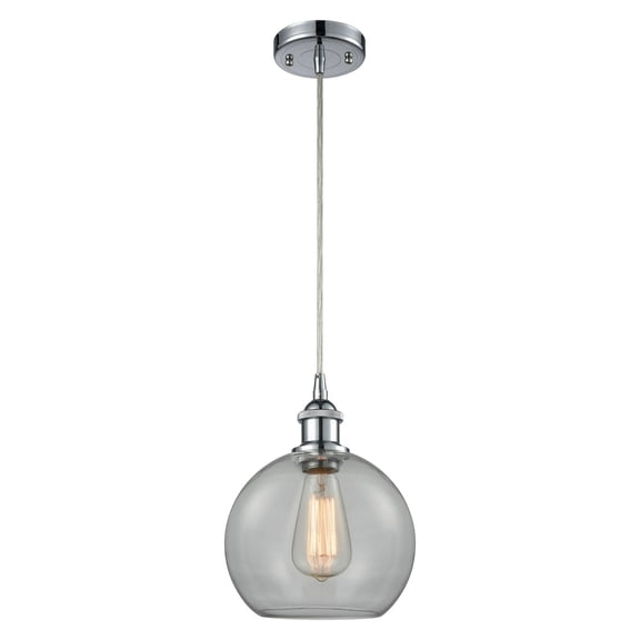 Innovations Lighting 516-1P Athens Athens 8" Wide Mini Pendant - Chrome