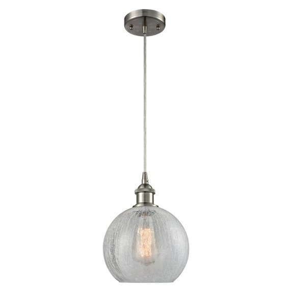 Innovations Lighting 516-1P Athens Athens 8" Wide Mini Pendant - Nickel