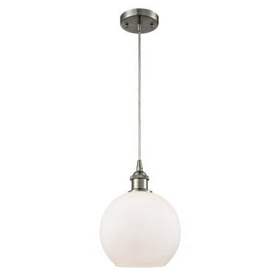 Innovations Lighting 516-1P Athens Athens 8" Wide Mini Pendant - White