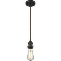 Innovations Lighting 516-1P Bare Bulb 1 Light 4-1/2" Wide Mini Pendant - Bronze