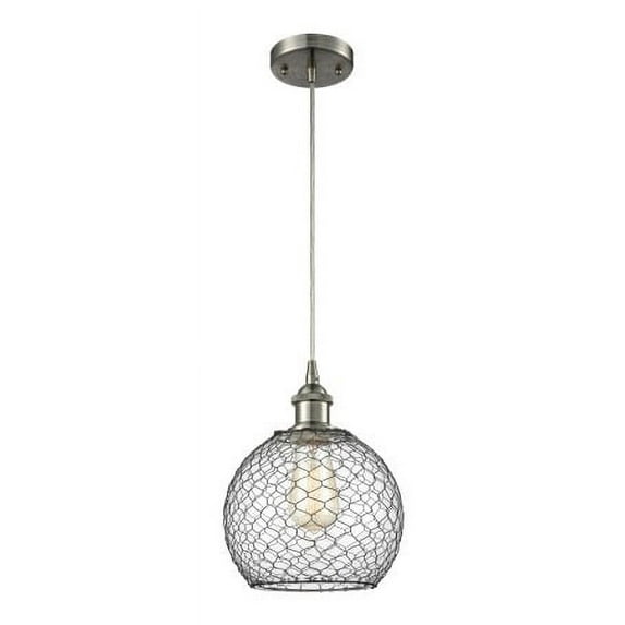 Innovations Lighting 516-1P Farmhouse Chicken Wire Farmhouse Chicken Wire 8" Wide Mini