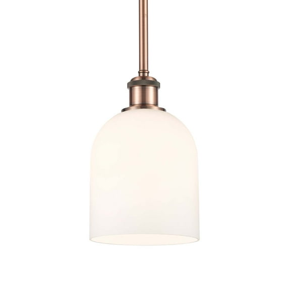 Innovations Lighting 516-1S-10-6 Bella Pendant Bella 6" Wide Mini Pendant - Antique Copper