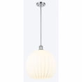 thumbnail image 1 of Innovations Lighting - White Venetian - 1 Light Stem Hung Pendant In Modern, 1 of 7