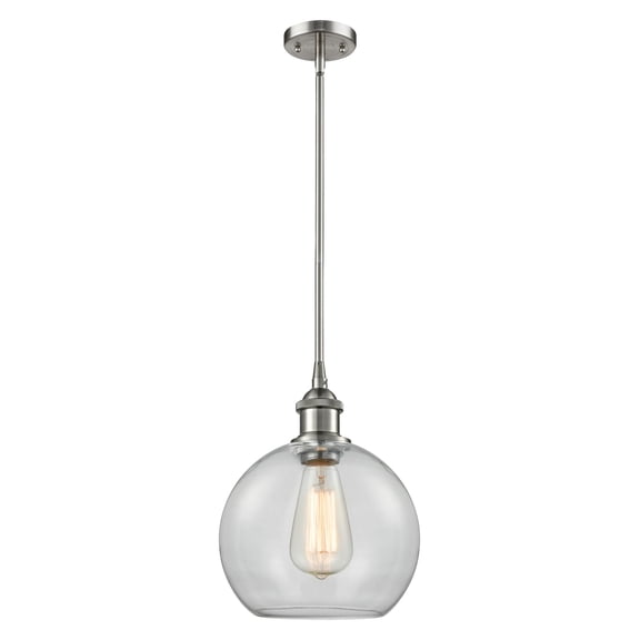 Innovations Lighting 516-1S Athens Athens 8" Wide Mini Pendant - Nickel