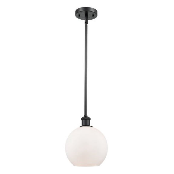 Innovations Lighting 516-1S Athens Athens 8" Wide Mini Pendant - White