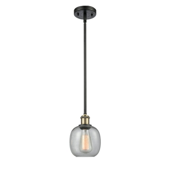 Innovations Lighting 516-1S Belfast Belfast 6" Wide Mini Pendant - Black