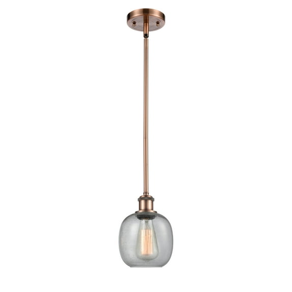 Innovations Lighting 516-1S Belfast Belfast 6" Wide Mini Pendant - Copper
