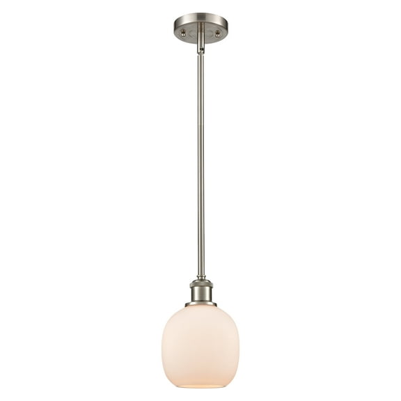 Innovations Lighting 516-1S Belfast Belfast 6" Wide Mini Pendant - White