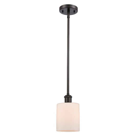 Innovations Lighting 516-1S-OB-G111 Cobbleskill 5" Wide Mini Pendant - MultiColor