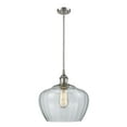 thumbnail image 1 of Innovations Lighting 516-1S-L Large Fenton Large Fenton 1 Light 11" Wide Pendant - Nickel, 1 of 7