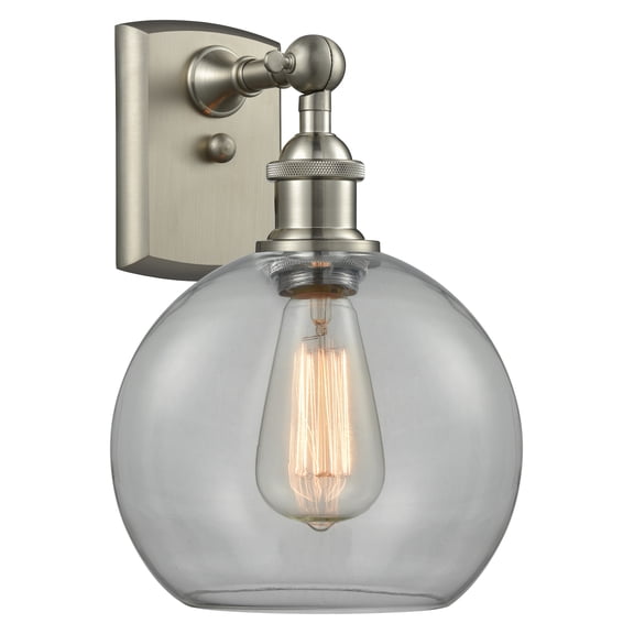 Innovations Lighting 516-1W Athens Athens 13" Tall Bathroom Sconce - Nickel