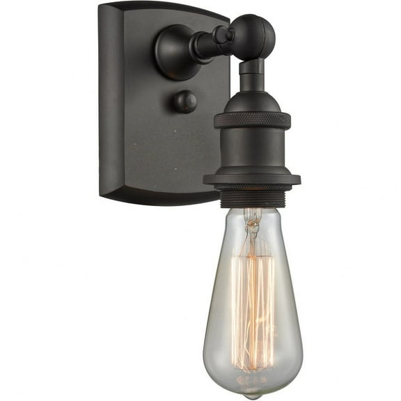 Innovations Lighting 516-1W Bare Bulb Bare Bulb 7" Tall Bathroom Sconce - Bronze