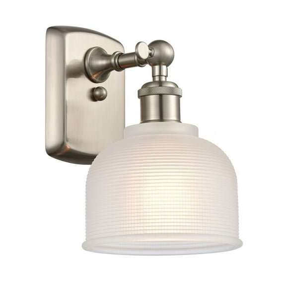 516-1W-SN-G411-Innovations Lighting-Dayton - 1 Light Wall Sconce In Industrial Style-10.5 Inches Tall and 5.5 Inches Wide-Brushed Satin Nickel