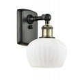 thumbnail image 1 of Innovations Lighting 516-1W Fenton Fenton 11" Tall Bathroom Sconce - MultiColor, 1 of 7