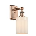 thumbnail image 1 of Innovations Lighting 516-1W-AC-G341 Hadley 9" Tall Bathroom Sconce - Antique Copper /, 1 of 7