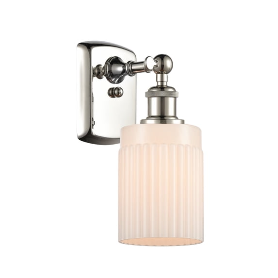 Innovations Lighting 516-1W-PN-G341 Hadley 9" Tall Bathroom Sconce - White