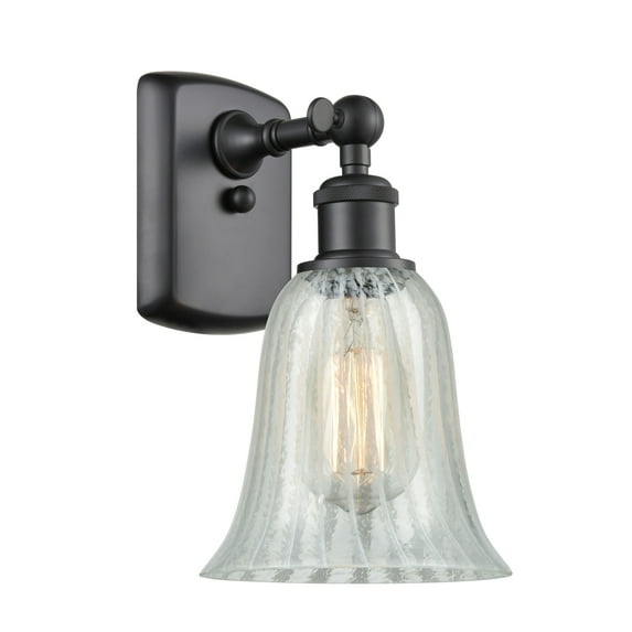 Innovations Lighting 516-1W Hanover Hanover 13" Tall Bathroom Sconce - Black