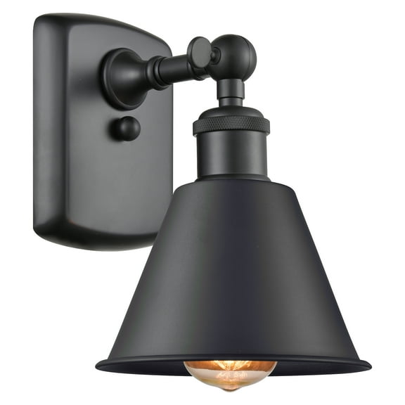 Innovations Lighting 516-1W Smithfield Smithfield 11" Tall Bathroom Sconce - Black