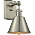 thumbnail image 1 of 516-1W-SN-M8-Innovations Lighting-Ballston Cone-1 Light Wall Sconce-7 Inches Wide by 10.5 Inches High, 1 of 6