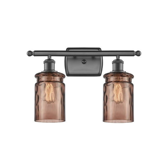 Innovations Lighting 516-2W Candor Candor 2 Light 16" Wide Bathroom Vanity Light - Oil