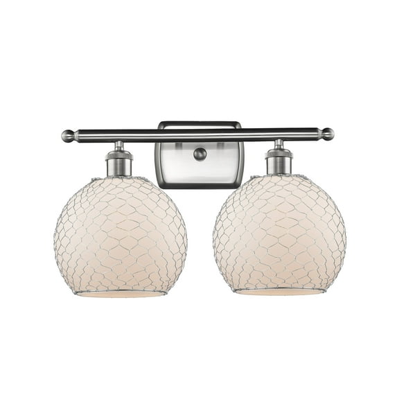 Innovations Lighting 516-2W Farmhouse Chicken Wire Farmhouse Chicken Wire 2 Light 16" Wide