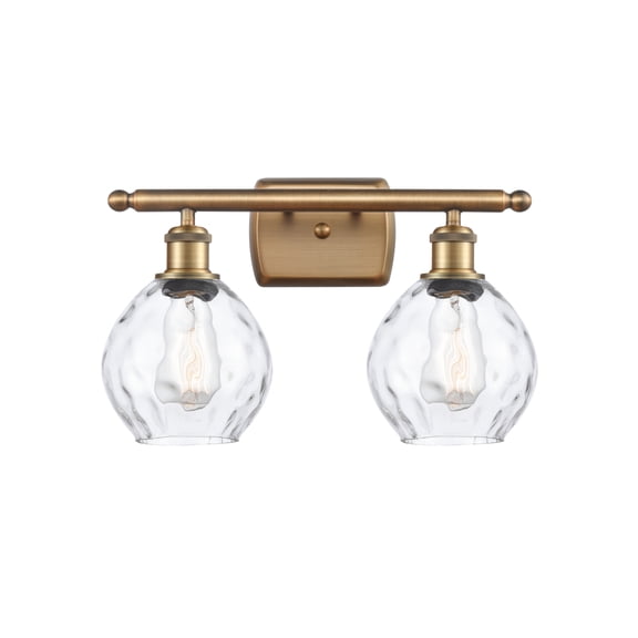 Innovations Lighting 516-2W-BB-G362 Small Waverly 2 Light 16" Wide Bathroom Vanity Light -