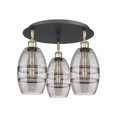 thumbnail image 1 of Innovations Lighting - Vaz - 3 Light Flush Mount In Industrial Style-9.13 Inches, 1 of 7