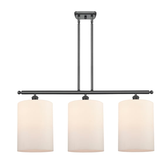 Innovations Lighting 516-3I-BK-G111-L Cobbleskill 3 Light 36" Wide Linear Pendant - White