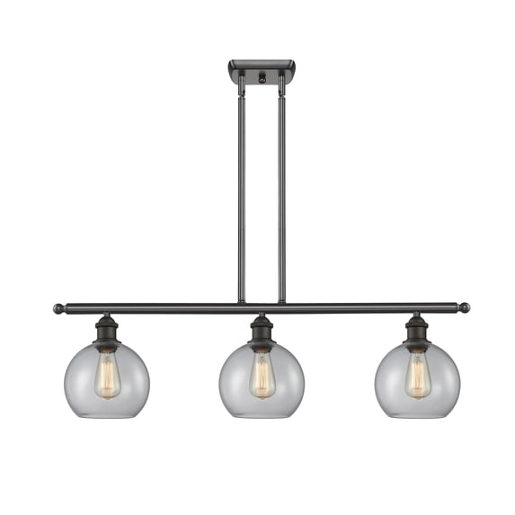 Innovations Lighting 516-3I-11-36 Athens Linear Athens 3 Light 36" Wide Linear Pendant -