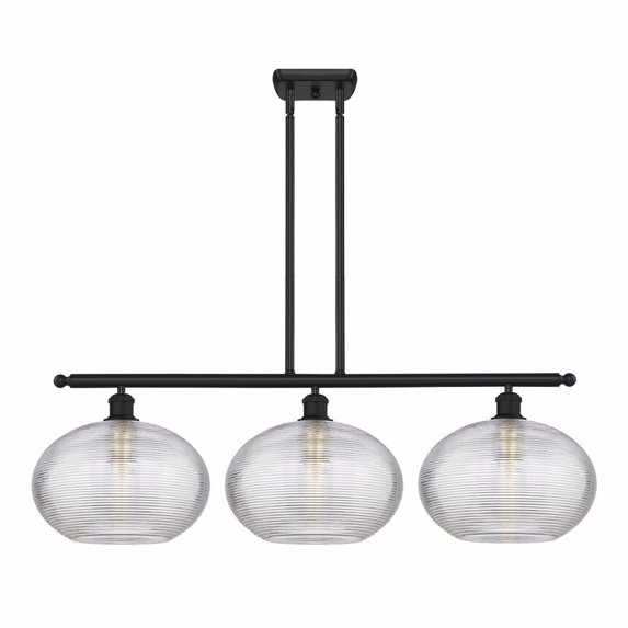 Innovations Lighting 516-3I-12-39 Ithaca Pendant Ithaca 3 Light 39" Wide Linear Pendant -