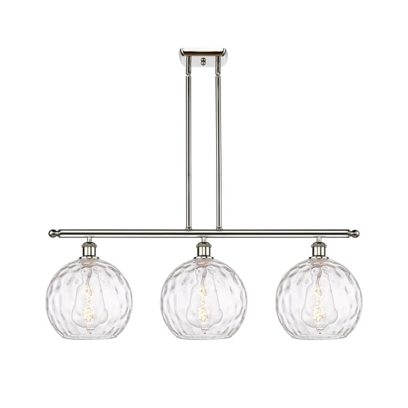 Innovations Lighting 516-3I-PN-G1215-10 Athens 3 Light 37" Wide Linear Pendant - Polished